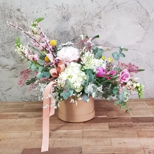 Bombonera de Flores variadas