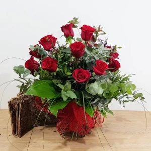Ramo 12 Rosas Rojas