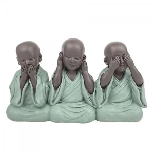 Figura monjes no ve/ oye / habla