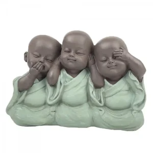 Figura monjes no ve / oye / habla