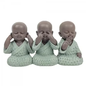 Figura monjes no ve /oye / habla