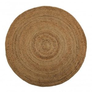 Alfombra 120cm redonda Yute natural