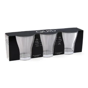 Set 3 tazas de vidrio supreme