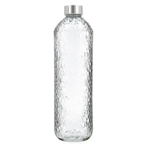 Botella mesa vidrio con tapón Marina