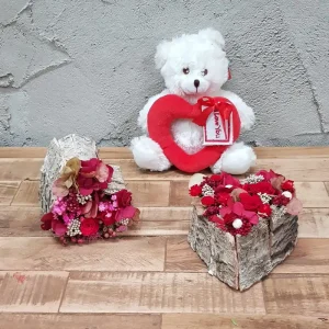Corazón Flor Preservada