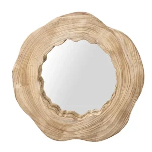 Espejo De Madera Paulownia