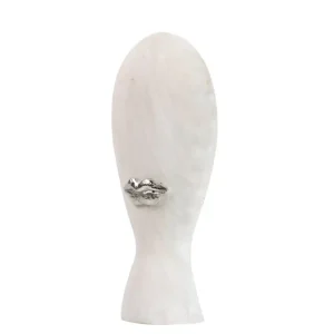 Figura cabeza aluminio madera mango