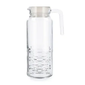 Jarra agua con tapa de vidrio Cheqs