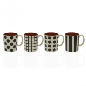 Mug surtido 4 unidades Black&white