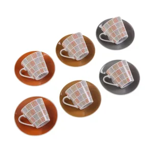 Set 6 tazas café Viviana