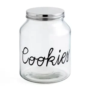 Tarro vidrio tape metal cookies