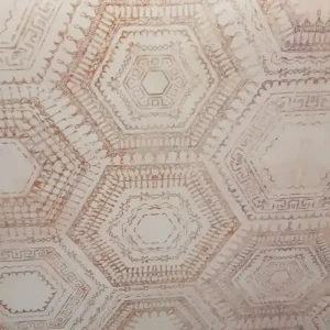 Alfombra vinílica al corte 14,95€ metro ,Exagonos