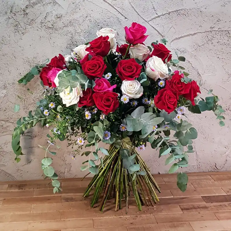 Ramo 30 Rosas Colores - Imagen 3