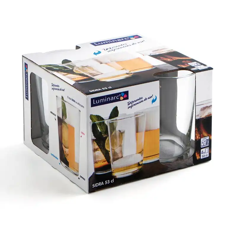 Vaso pinta c/4 unidades Luminarc - Imagen 3