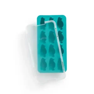 Cubitera con tapa pinguinos