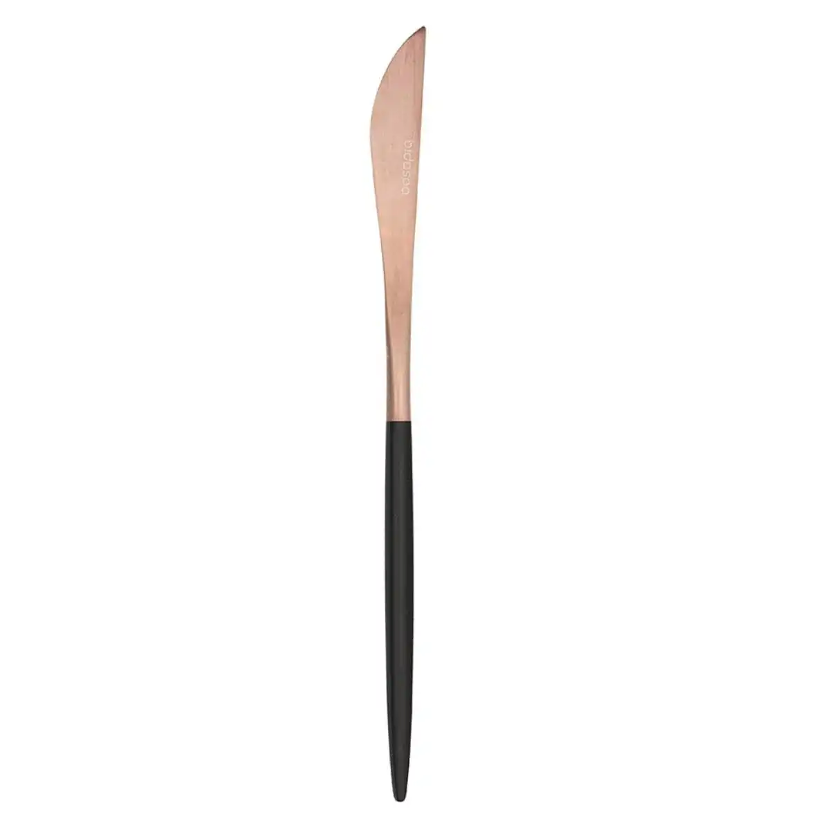 Cuchillo mesa cobre/negro gio bidasoa