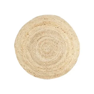 alfombra yute natural redonda 90cm 17725