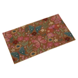 FELPUDO FLORES 70X40CM