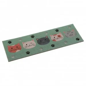 FELPUDO GATOS 75 X 25 CM DE FIBRA DE COCO SINTETICA