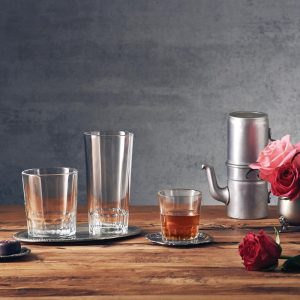 Vaso saboya agua y carajillo